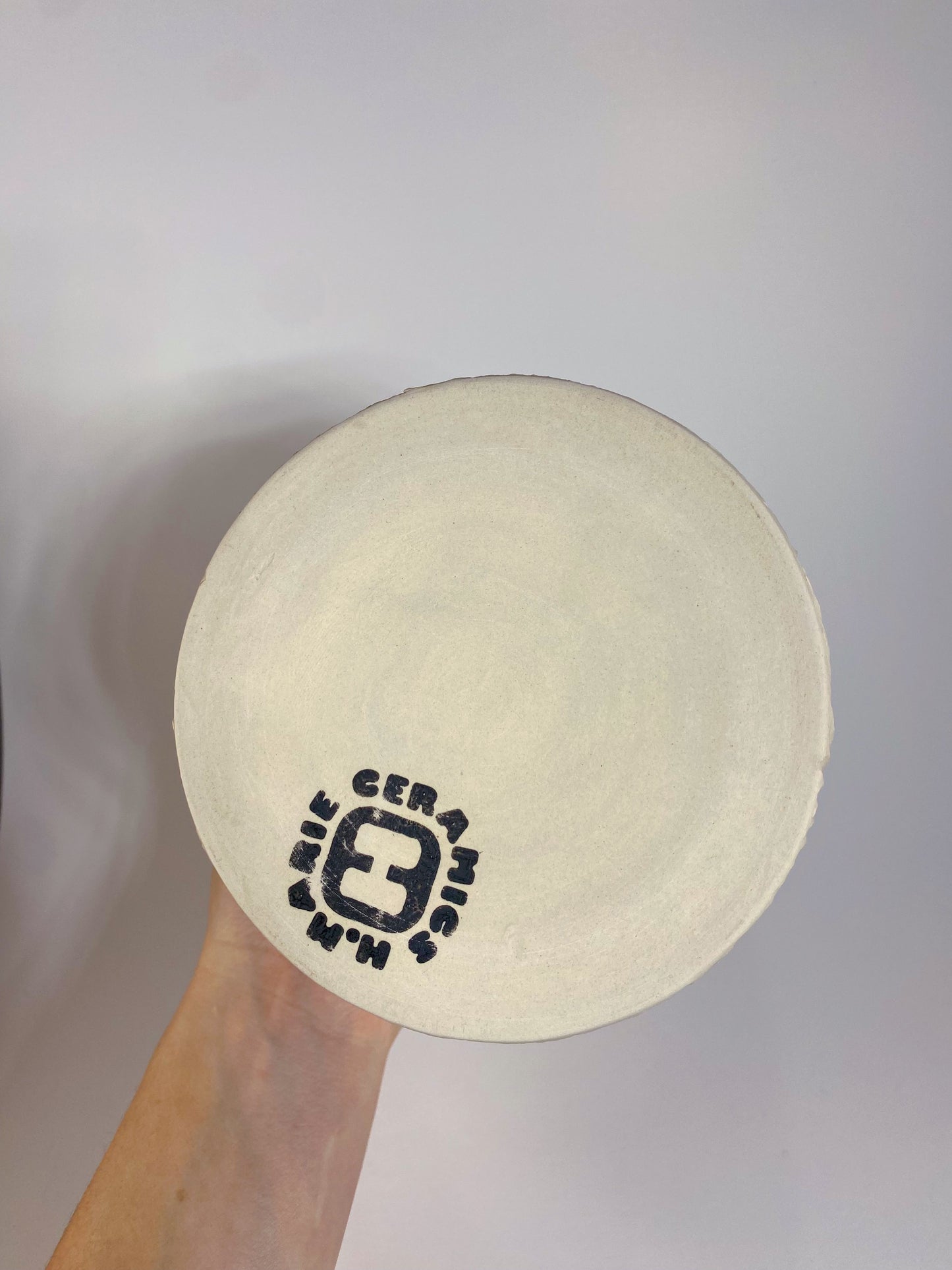 Unglazed Serif Vase