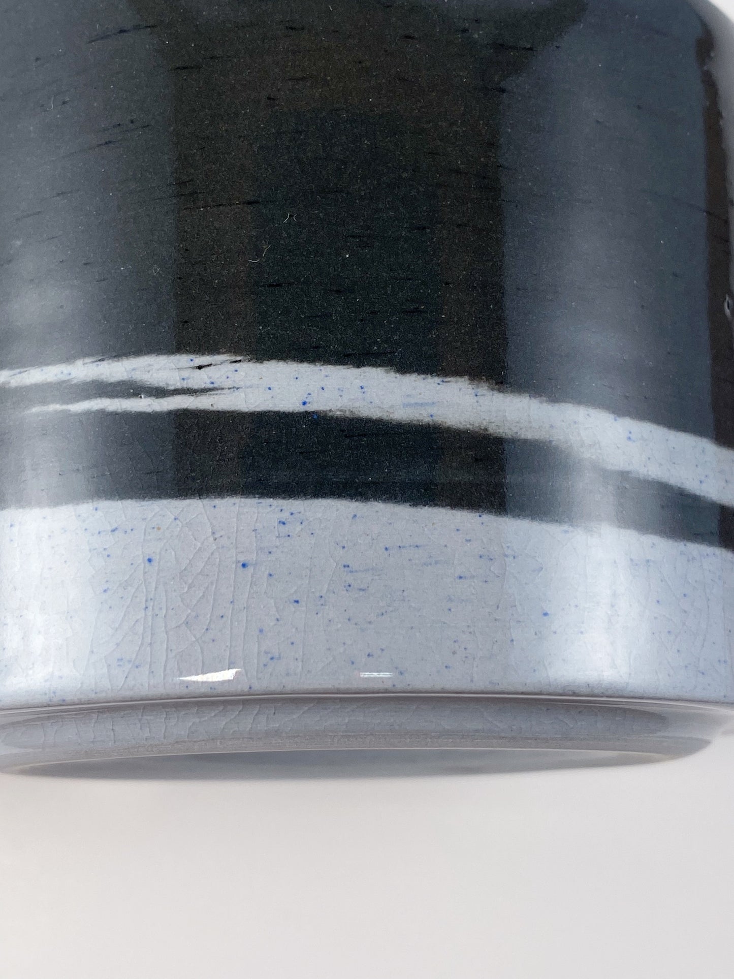 Tricolor Mug - Brown, Black, Blue