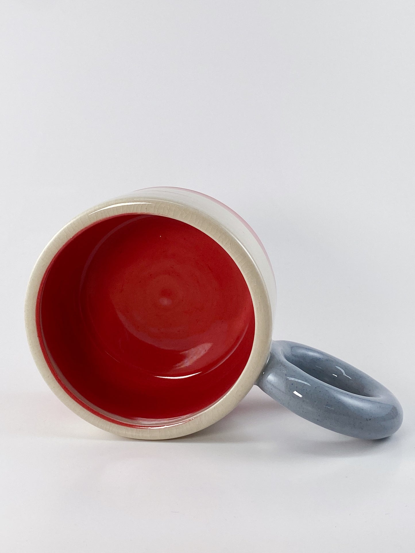 Tricolor Mug - Blue, White, Red