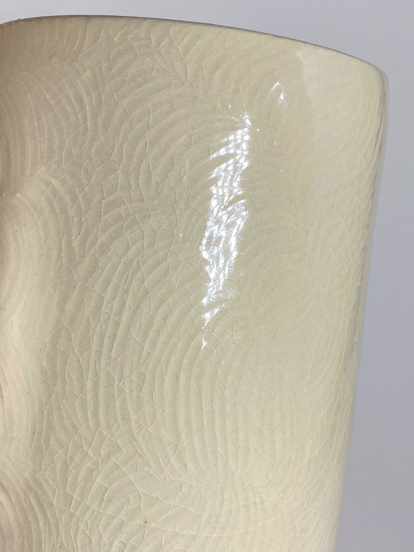 Glazed Serif Vase