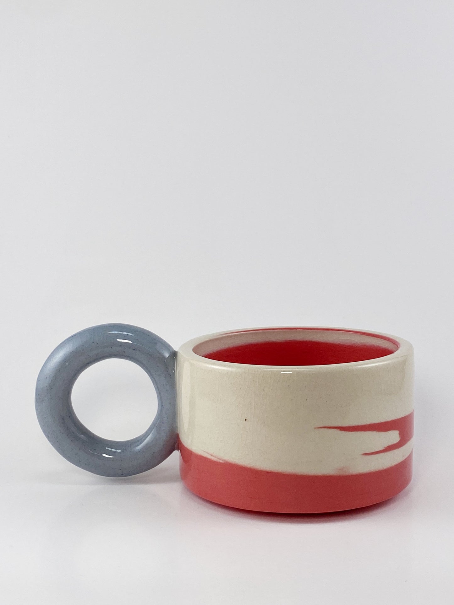 Tricolor Mug - Blue, White, Red