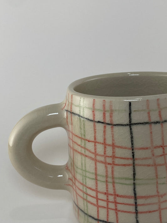 Plaid Mug - Soft Grid