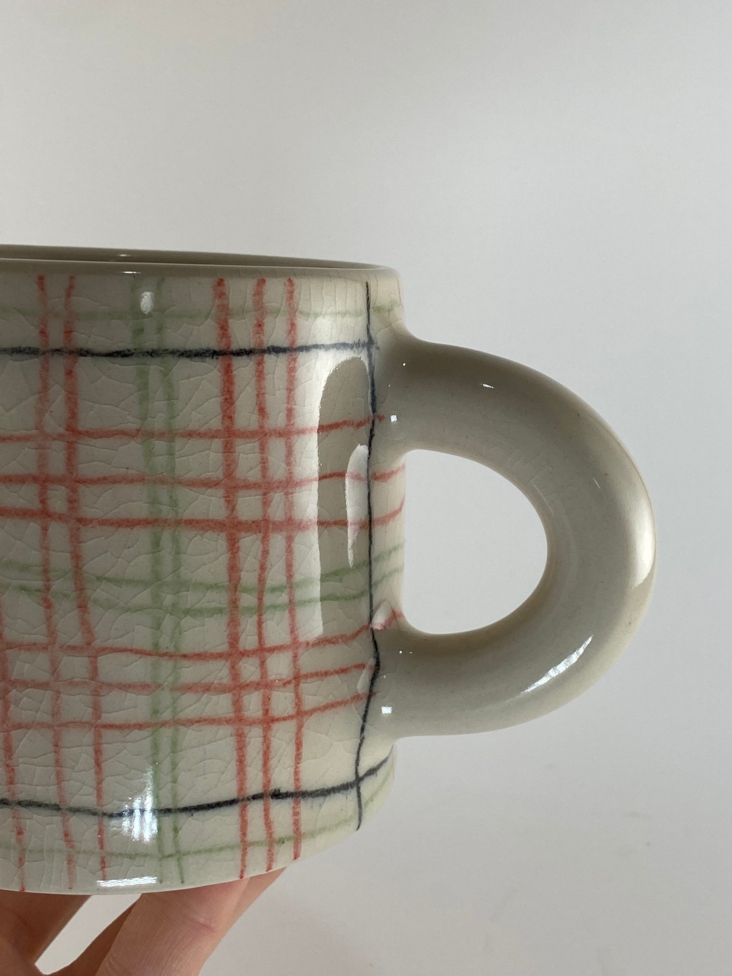 Plaid Mug - Soft Grid