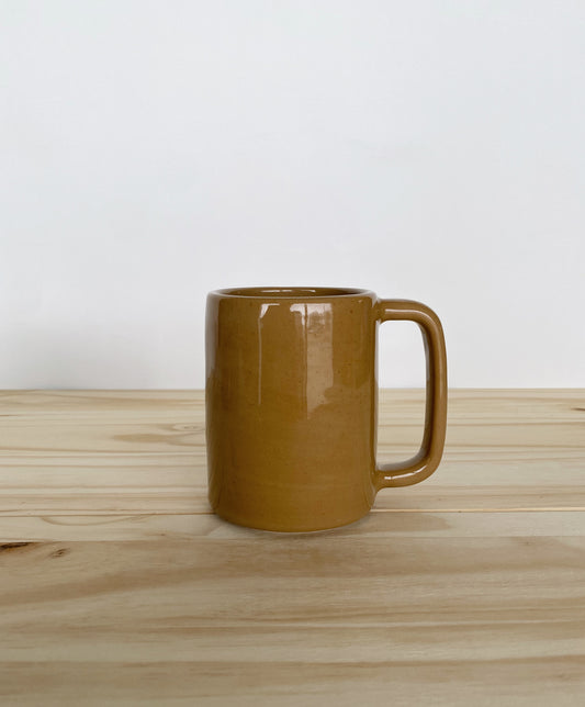 Square Tall Mug - Brown