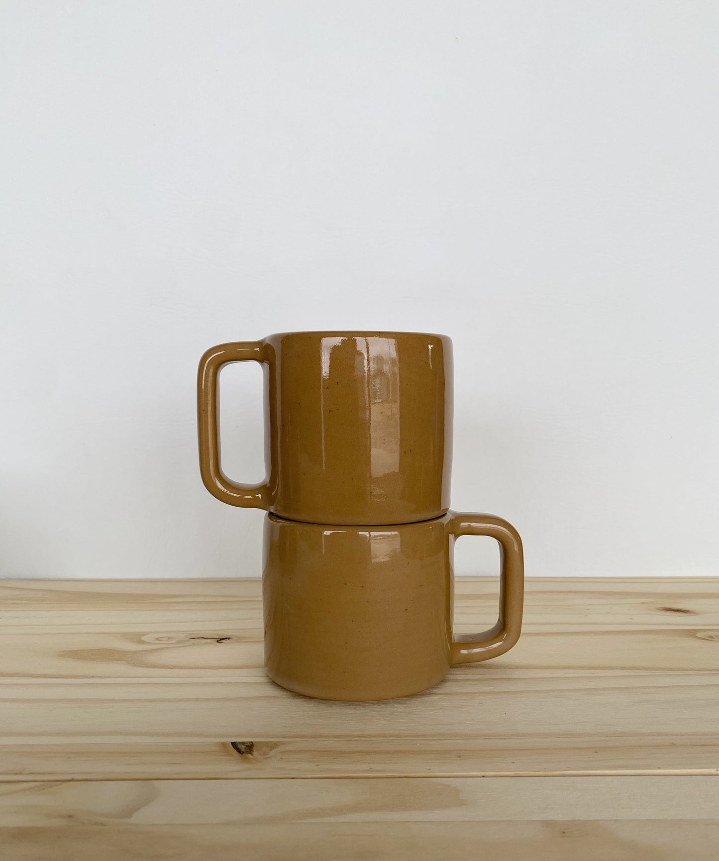 Square Mug - Brown