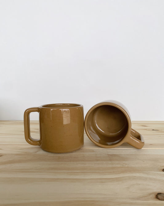 Square Mug - Brown