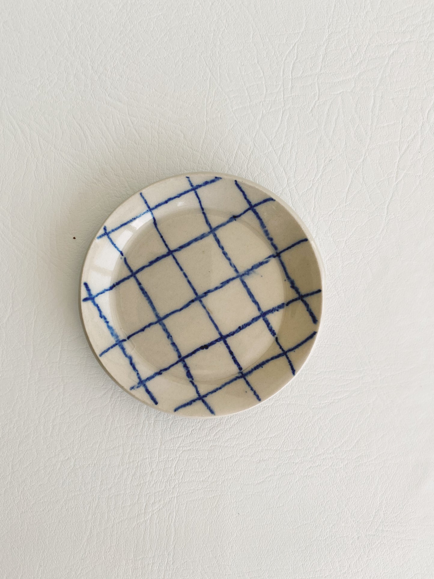 Spoon Rest - Blue Grid