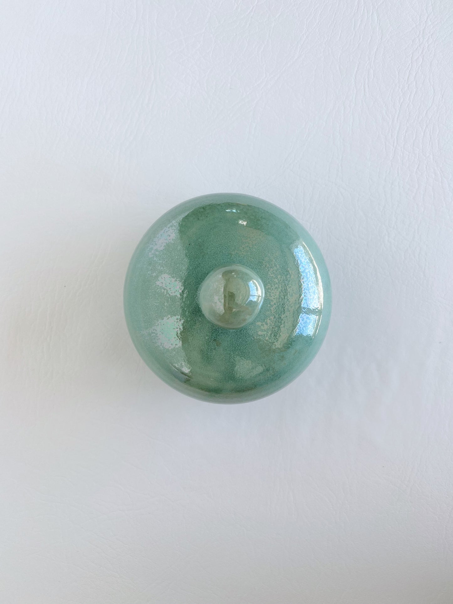 Pearly Teal Jar