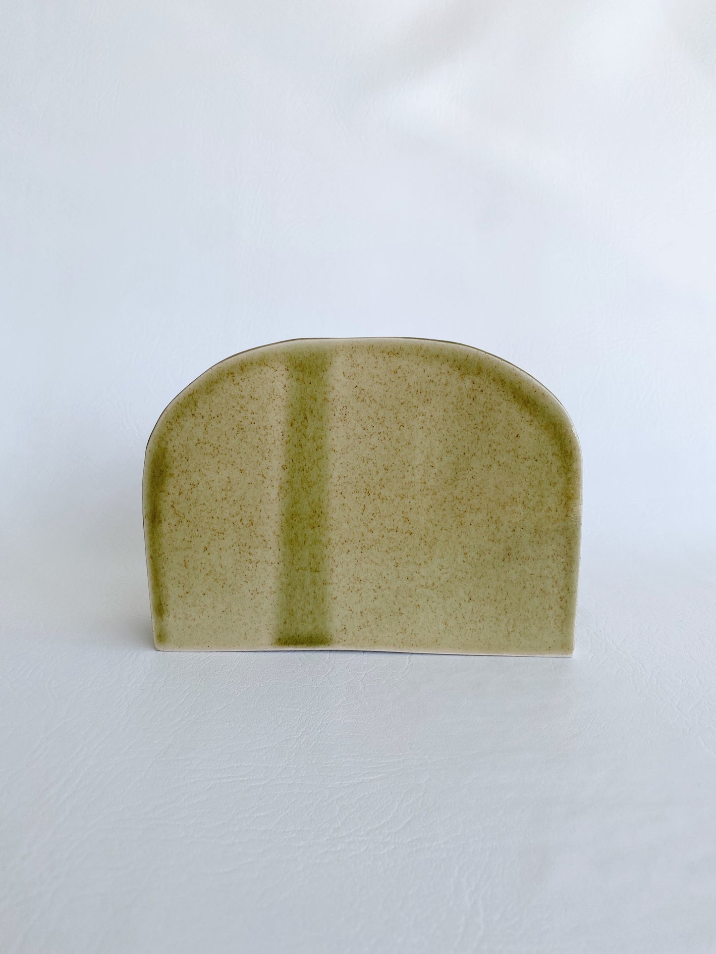 Slab Triple Bud Vase - Green