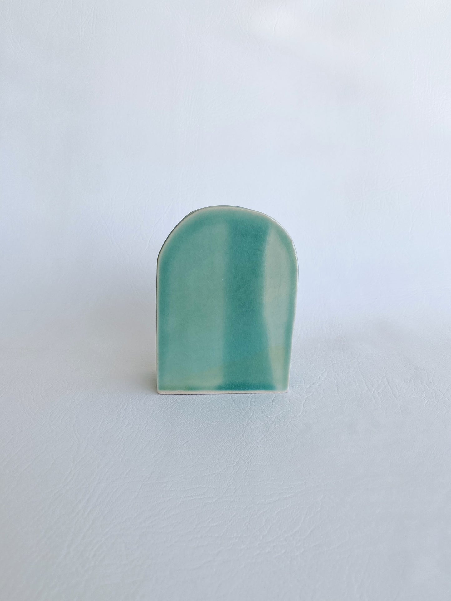 Slab Single Bud Vase - Teal