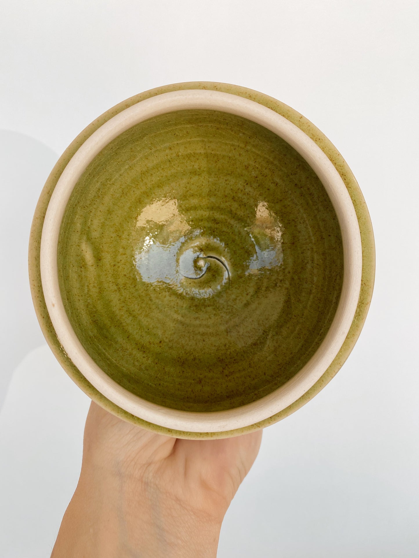 Circle Green Jar