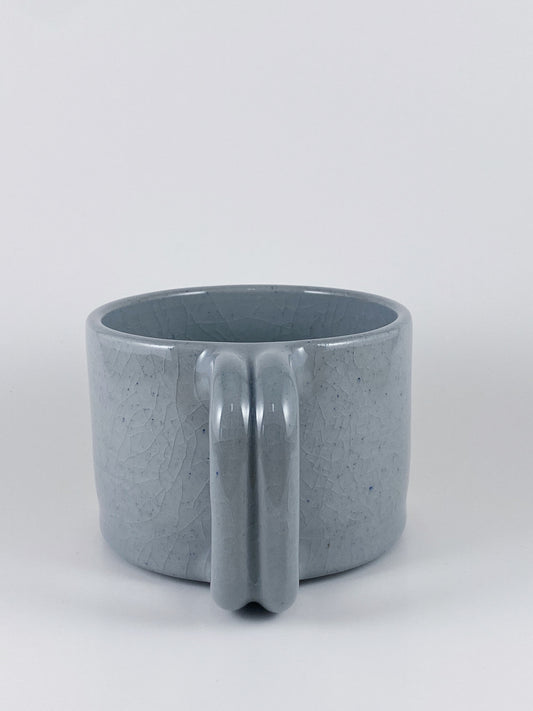 Square Mug - Blue Double