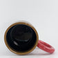 Tricolor Mug - Red, Brown, Black