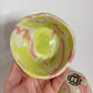 Pink/Chartreuse Swirl Ramekin