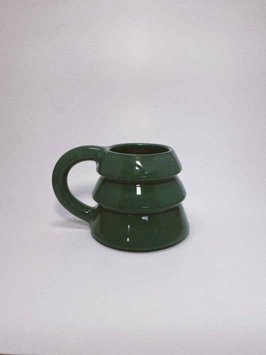 Tree Mug - Forest Green
