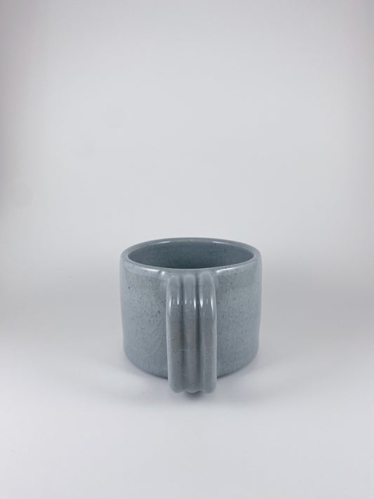Square Mug - Blue Triple