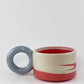 Tricolor Mug - Blue, White, Red