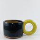 Tricolor Mug - Yellow, Black, Brown