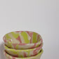 Pink/Chartreuse Swirl Ramekin