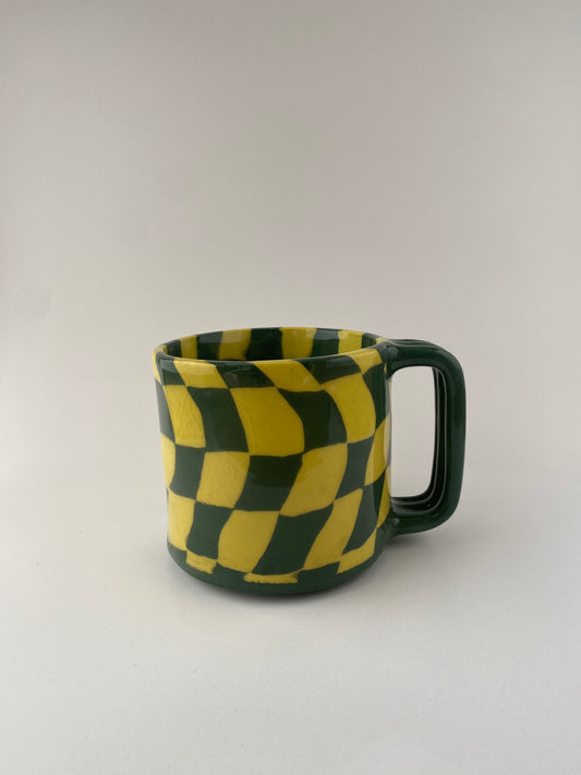 Bison Checkered Mug