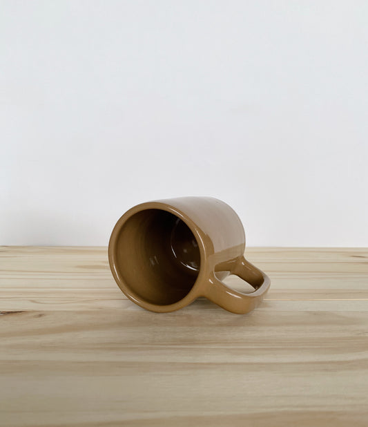Square Tall Mug - Brown