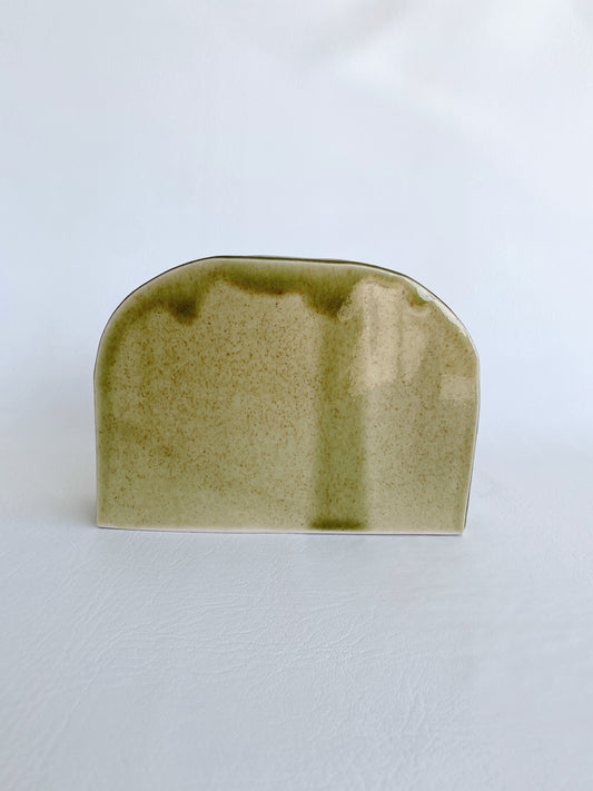 Slab Triple Bud Vase - Green